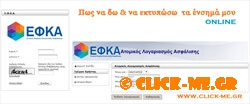 Πως μπορώ να δω τα ένσημά μου IKA-ΕΦΚΑ online